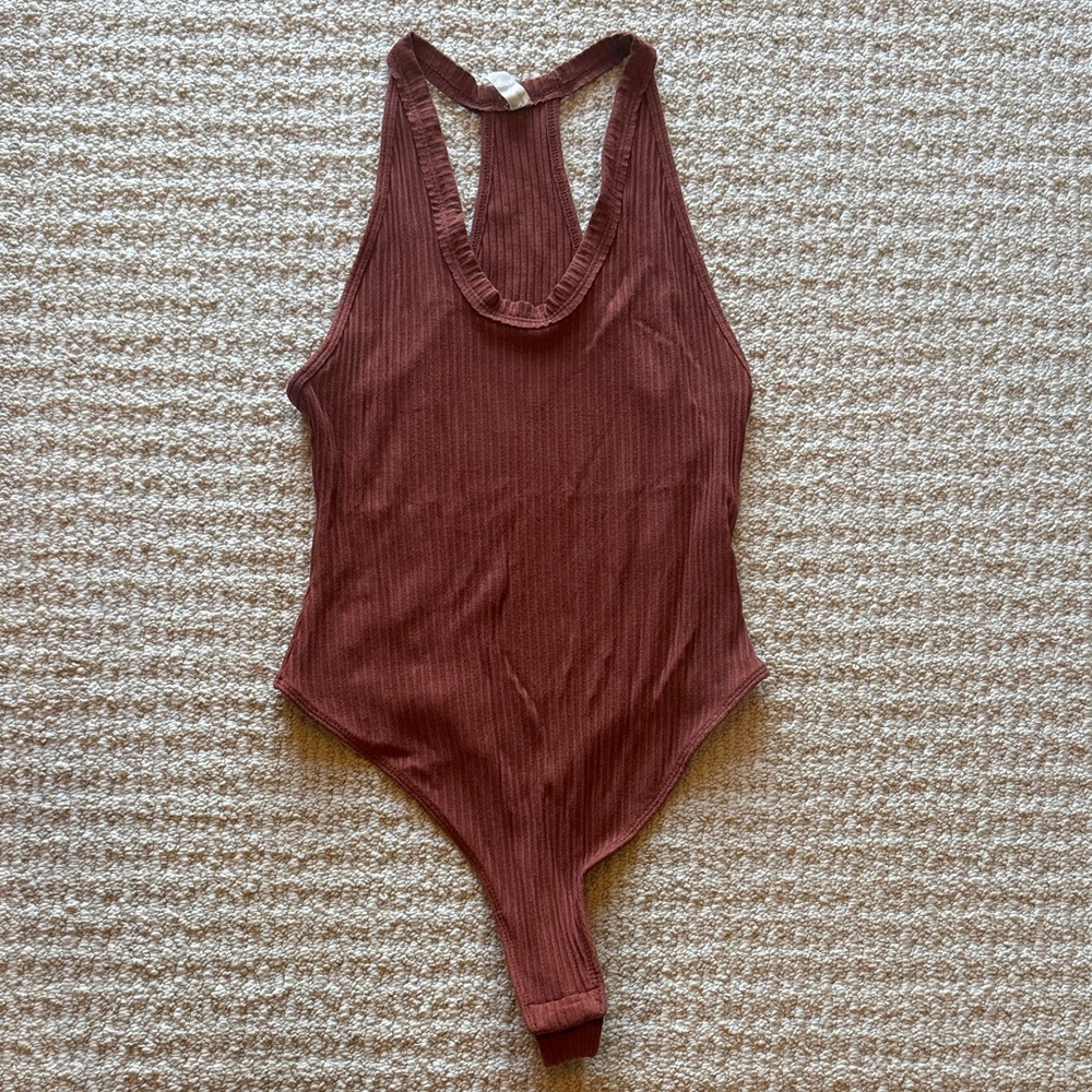 Free People intimately ribbed bodysuit